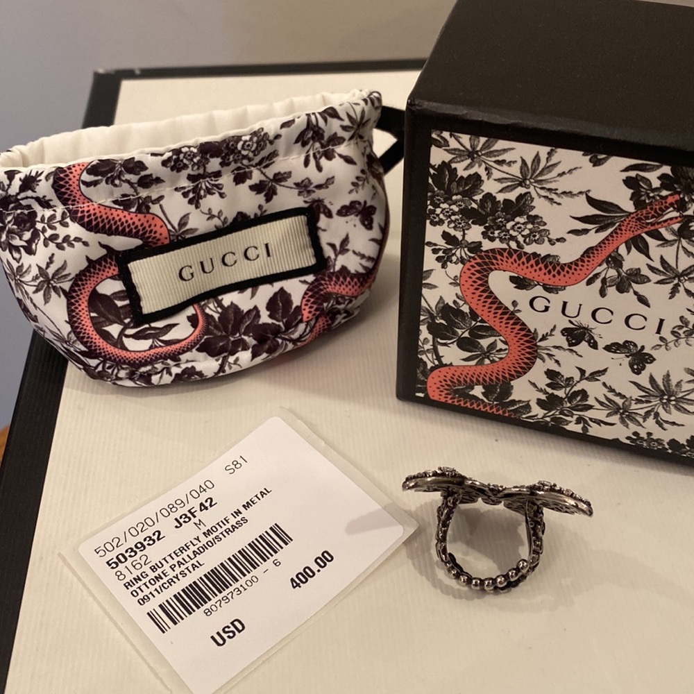 Gucci Butterfly Motif Ring - Picture 4 of 6